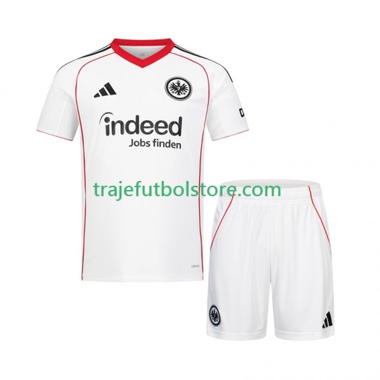 Camiseta 2ª Eintracht Frankfurt Niño 2025-2026 Manga Corta