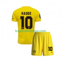 Camiseta 1ª FK Bodø/Glimt Jens Petter Hauge 10 Niño 2025 Manga Corta
