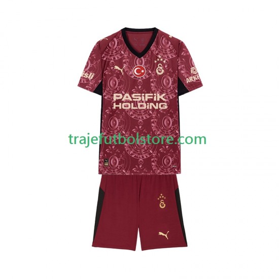 Camiseta 3ª Galatasaray Niño 2025-2026 Manga Corta