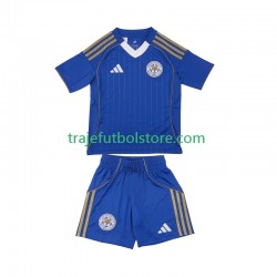 Camiseta 1ª Leicester City Niño 2025-2026 Manga Corta