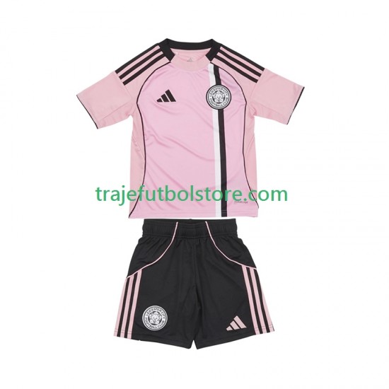 Camiseta 3ª Leicester City Niño 2025-2026 Manga Corta