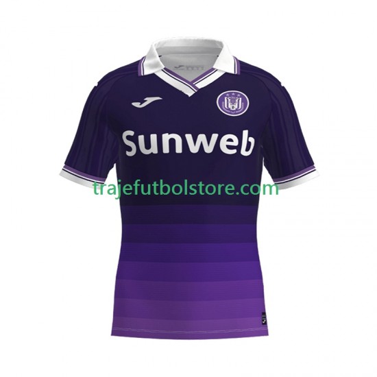 Camiseta 1ª RSC Anderlecht Hombre 2025-2026 Manga Corta