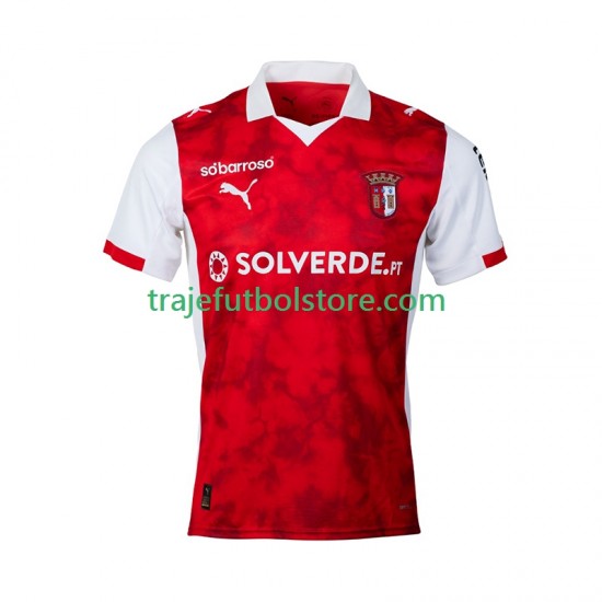 Camiseta 1ª SC Braga Hombre 2025-2026 Manga Corta