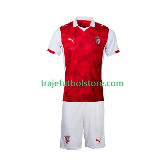 Camiseta 1ª SC Braga Niño 2025-2026 Manga Corta