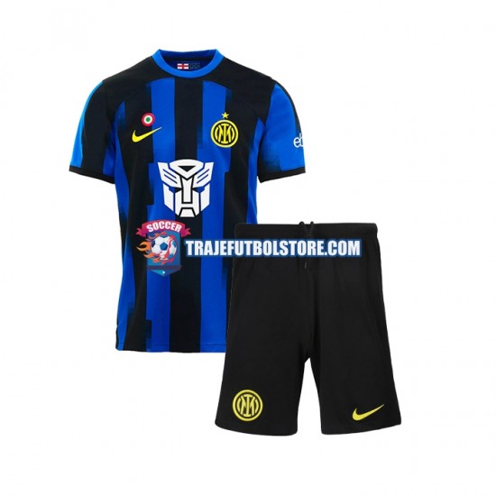 Camiseta 1ª AC Milan Transformers Niño 2023-2024 Manga Corta