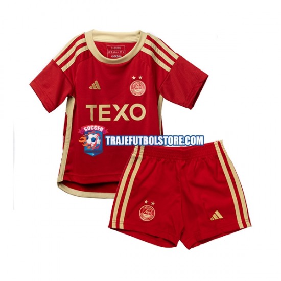 Camiseta 1ª Aberdeen Niño 2023-2024 Manga Corta