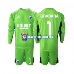 Camiseta 4ª FC Copenhagen GRABARA 1 Portero Niño 2023-2024 ML