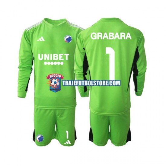Camiseta 4ª FC Copenhagen GRABARA 1 Portero Niño 2023-2024 ML