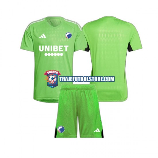 Camiseta 4ª FC Copenhagen Portero Niño 2023-2024 Manga Corta