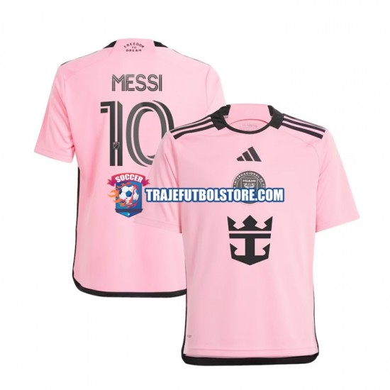 Camiseta 1ª Inter Miami Lionel Messi 10 Hombre 2024 Manga Corta