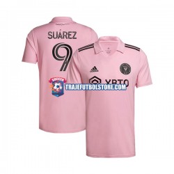 Camiseta 1ª Inter Miami Suárez Luis 9 Hombre 2023-2024 Manga Corta