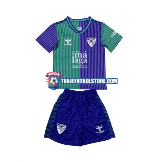 Camiseta 2ª Málaga CF Niño 2023-2024 Manga Corta