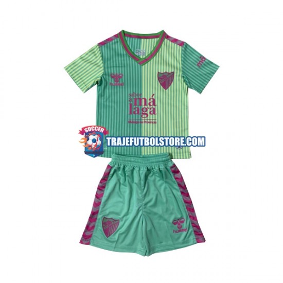 Camiseta 3ª Málaga CF Niño 2023-2024 Manga Corta