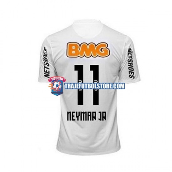 Camiseta 1ª Santos FC Neymar JR 11 -2012 Retro Hombre 2011 Manga Corta