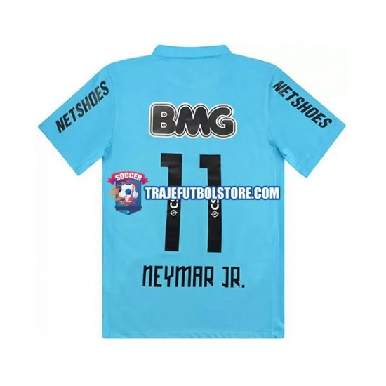 Camiseta 3ª Santos FC Neymar JR 11 -2012 Retro Hombre 2011 Manga Corta