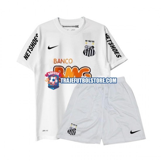 Camiseta 1ª Santos FC -2012 Retro Niño 2011 Manga Corta