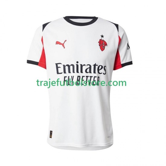 Camiseta 2ª AC Milan Hombre 2025-2026 Manga Corta