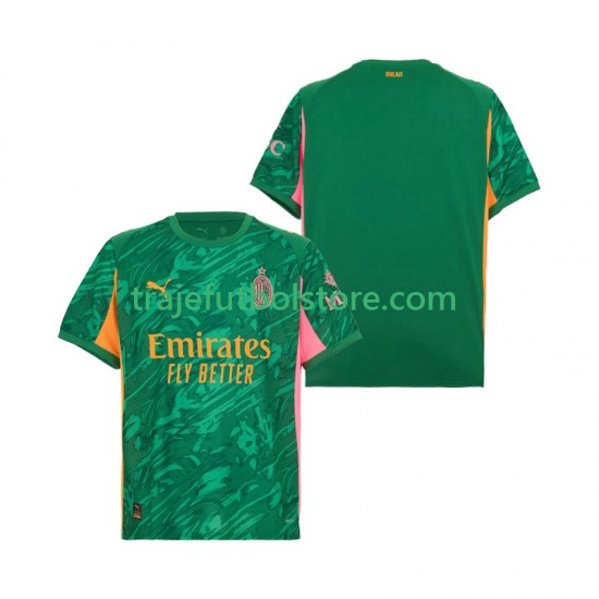 Camiseta 2ª AC Milan Portero Hombre 2025-2026 Manga Corta