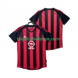 Camiseta 1ª AC Milan 2003 Retro Hombre 2002 Manga Corta