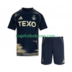Camiseta 2ª Aberdeen Niño 2025-2026 Manga Corta