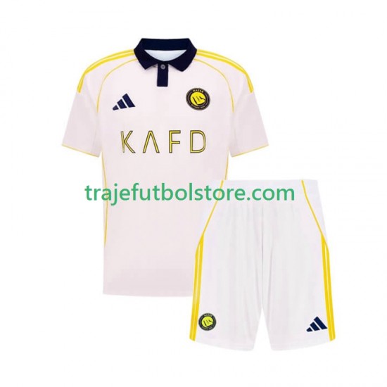 Camiseta 3ª Al Nassr Niño 2025-2026 Manga Corta