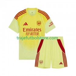 Camiseta 1ª Arsenal Portero Niño 2025-2026 Manga Corta