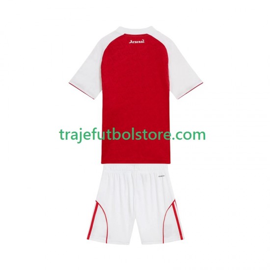 Camiseta 1ª Arsenal Niño 2025-2026 Manga Corta