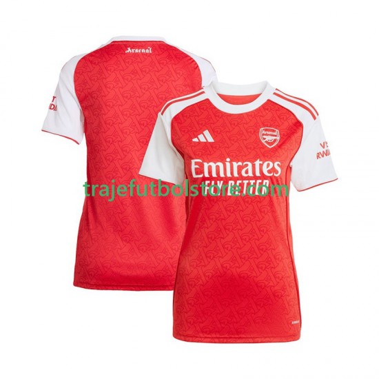 Camiseta 1ª Arsenal Mujer 2025-2026 Manga Corta