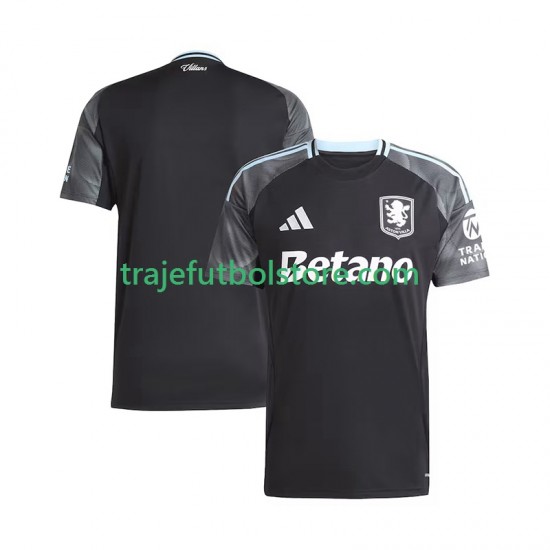 Camiseta 2ª Aston Villa Hombre 2025-2026 Manga Corta