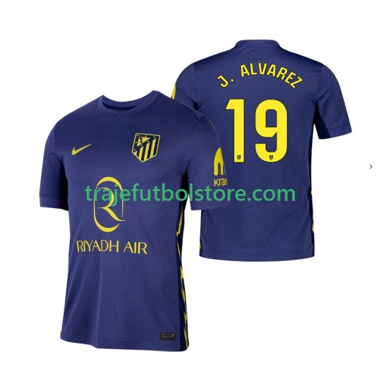 Camiseta 2ª Atlético Madrid Julian Alvarez 19 Hombre 2025-2026 Manga Corta
