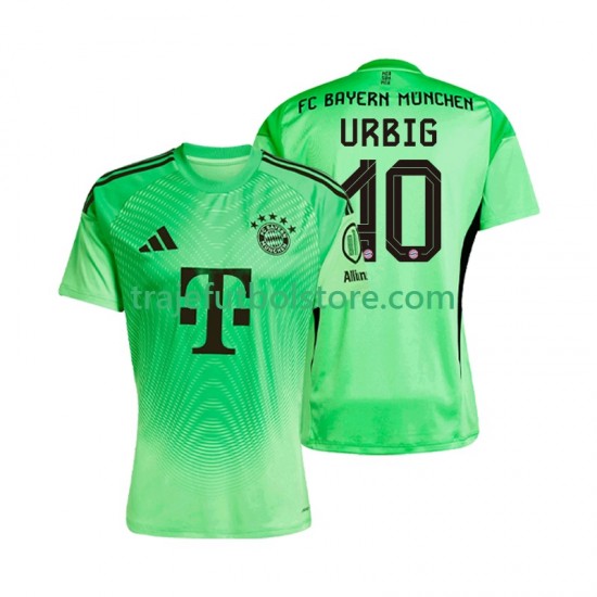 Camiseta 1ª Bayern de Múnich Jonas Urbig 40 Portero Hombre 2025-2026 Manga Corta