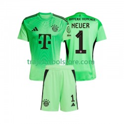 Camiseta 1ª Bayern de Múnich Manuel Neuer 1 Portero Niño 2025-2026 Manga Corta