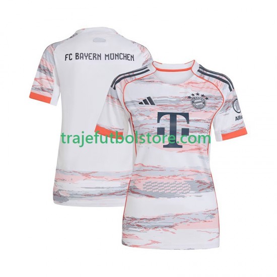 Camiseta 2ª Bayern de Múnich Mujer 2025-2026 Manga Corta