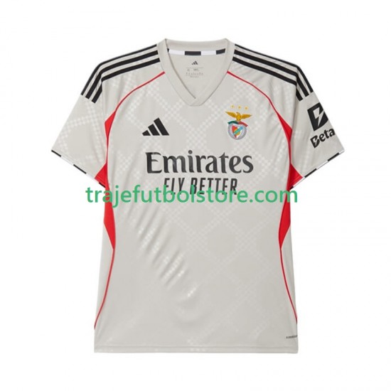 Camiseta 2ª Benfica Hombre 2025-2026 Manga Corta