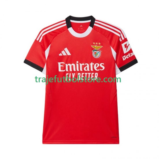 Camiseta 1ª Benfica Hombre 2025-2026 Manga Corta