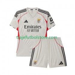Camiseta 2ª Benfica Niño 2025-2026 Manga Corta