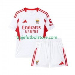 Camiseta 3ª Benfica Niño 2025-2026 Manga Corta
