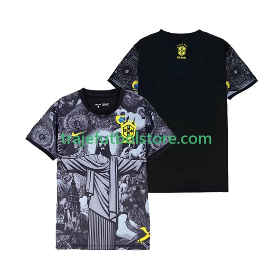 Camiseta 1ª Brasil Cheist the Redeemer Hombre 2024 Manga Corta