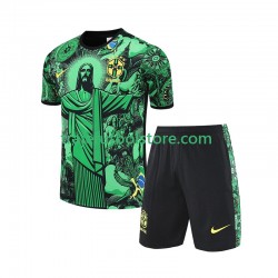 1ª Brasil JESUS Special Football Shirts Niño 2024-2025 Manga Corta