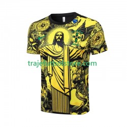 Camiseta 1ª Brasil Jesus Hombre 2024 Manga Corta