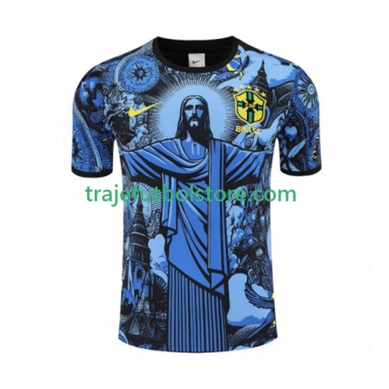 Camiseta 1ª Brasil Jesus Hombre 2024-2025 Manga Corta