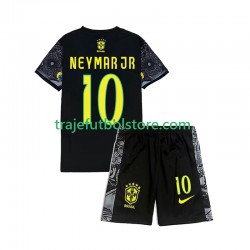 1ª Brasil Neymar JR 10 Cheist the Redeemer Football Shirts Niño 2024 Manga Corta