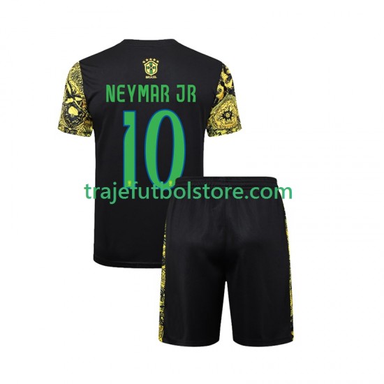 Camiseta 1ª Brasil Neymar JR 10 Jesus Niño 2024 Manga Corta