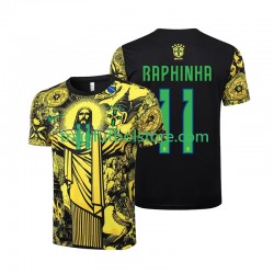 Camiseta 1ª Brasil RAPHINHA 11 Jesus Hombre 2024 Manga Corta
