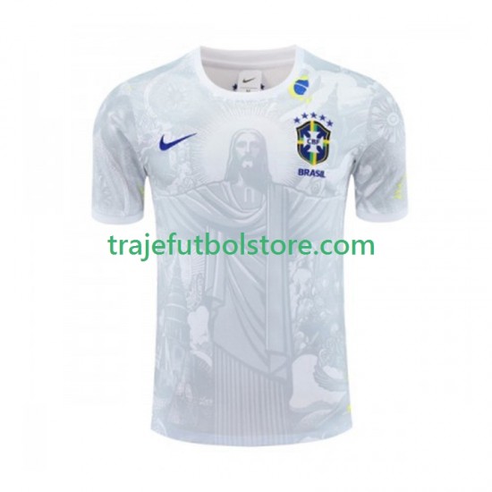 Camiseta 1ª Brasil Special Jesus Hombre 2024-2025 Manga Corta