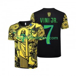 Camiseta 1ª Brasil Vinicius Junior 7 Jesus Hombre 2024 Manga Corta
