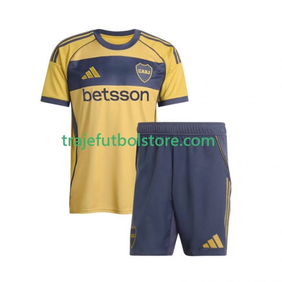 Camiseta 2ª CA Boca Juniors Niño 2025-2026 Manga Corta