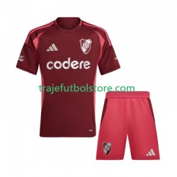 Camiseta 2ª CA River Plate Niño 2024-2025 Manga Corta