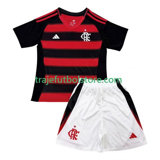 Camiseta 1ª CR Flamengo Niño 2025-2026 Manga Corta