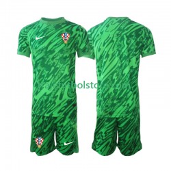 Camiseta 2ª Croacia Portero Niño 2024 Manga Corta